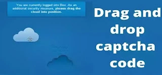 drag drop captcha code