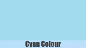 Cyan colour